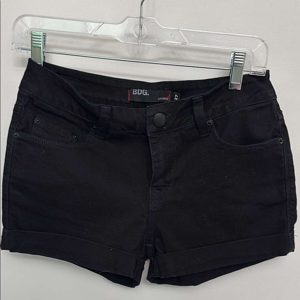 BDG Black Denim Shorts in Size 27